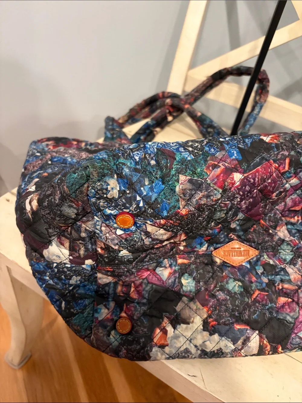 MZ WALLACE Jewel Multicolor Medium Metro Tote Bag